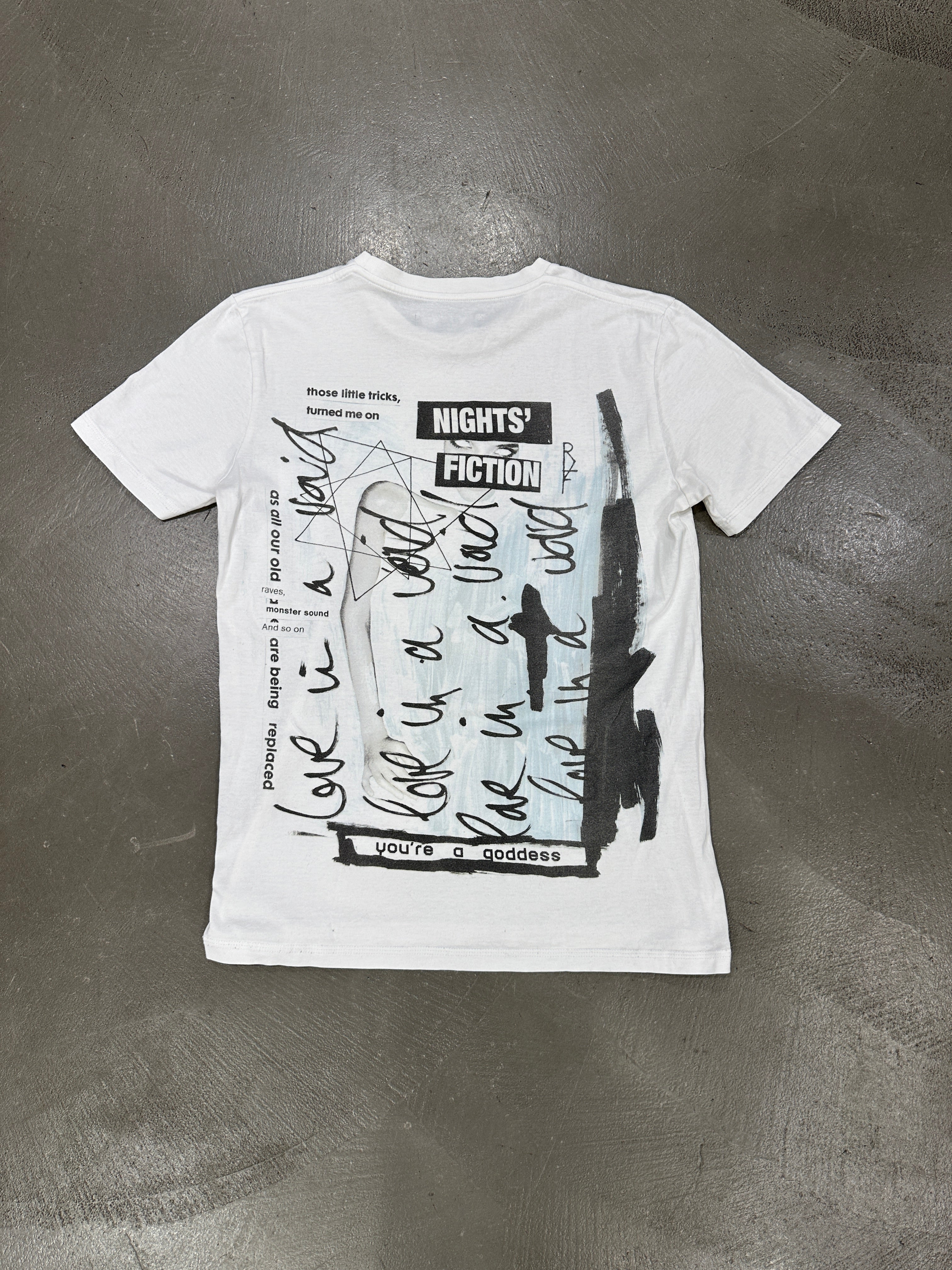 2000s Raf Simons observes randomly t-shirt