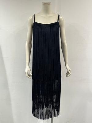 A/W1993 Dolce & Gabbana runway fringe mini dress