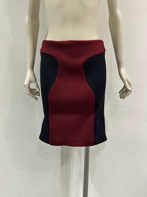 2000s Miu Miu technical paneled skirt with tags