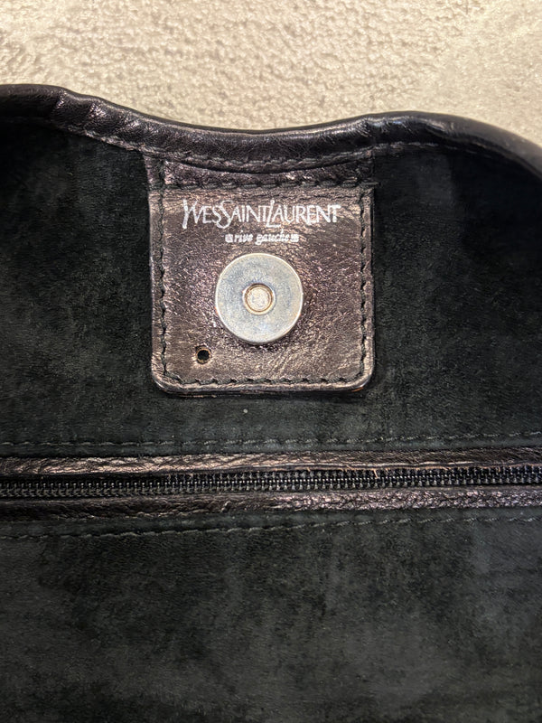 2002 Yves Saint Laurent Mombasa suede bag