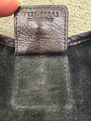 2002 Yves Saint Laurent Mombasa suede bag