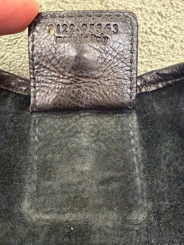 2002 Yves Saint Laurent Mombasa suede bag