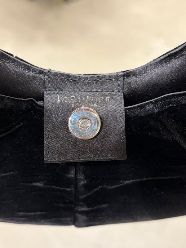 2002 Yves Saint Laurent Mombasa velvet bag
