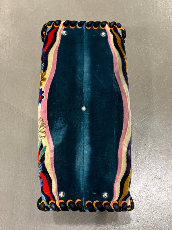 F/W 2016 Fendi velvet embroidered Peekaboo bag