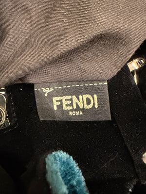 F/W 2016 Fendi velvet embroidered Peekaboo bag