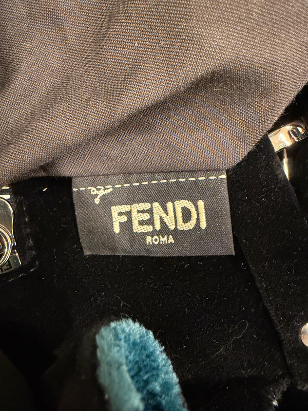 F/W 2016 Fendi velvet embroidered Peekaboo bag