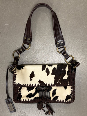 F/W2002 Dolce & Gabbana pony hair shoulder bag