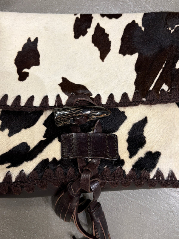 F/W2002 Dolce & Gabbana pony hair shoulder bag