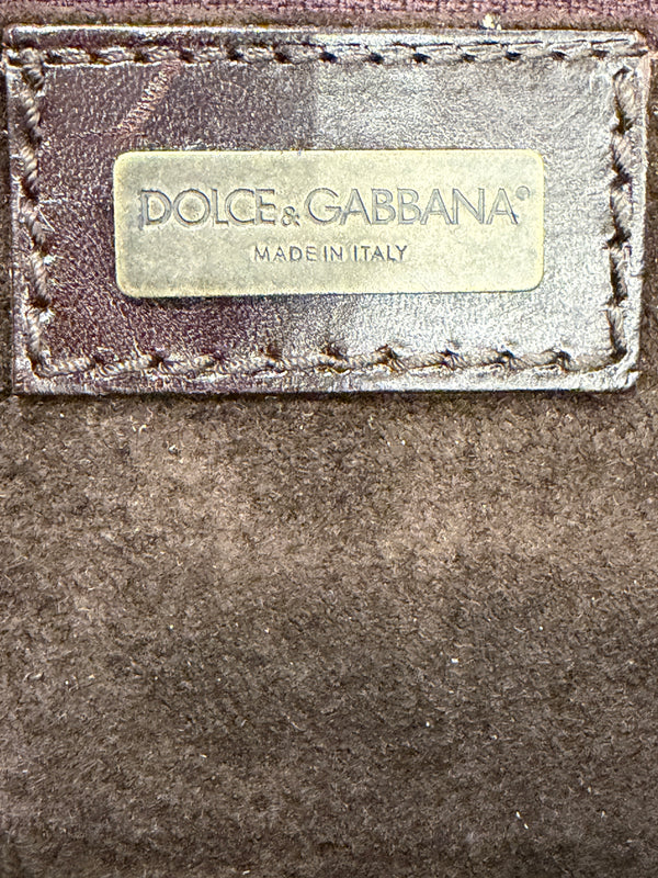 F/W2002 Dolce & Gabbana pony hair shoulder bag