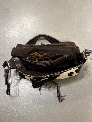 F/W2002 Dolce & Gabbana pony hair shoulder bag