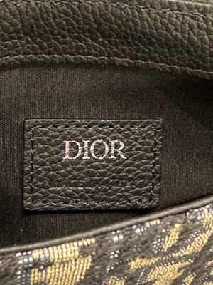 2021 Dior saddle messenger pouch in oblique jacquard