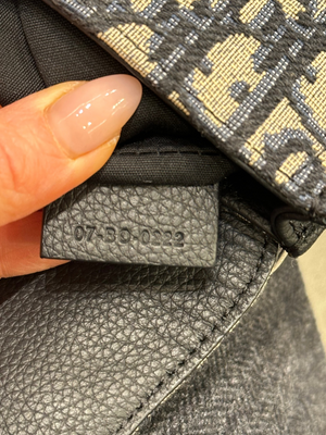 2021 Dior saddle messenger pouch in oblique jacquard