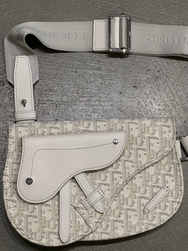 2021 Dior saddle messenger pouch in oblique jacquard
