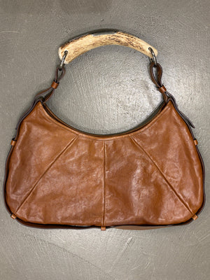 2002 Yves Saint Laurent Mombasa leather bag