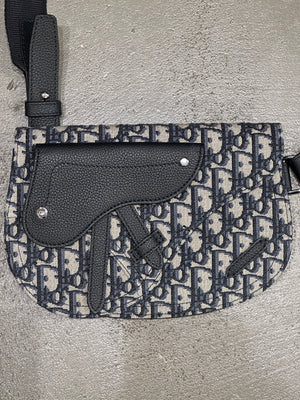 2021 Dior saddle messenger pouch in oblique jacquard
