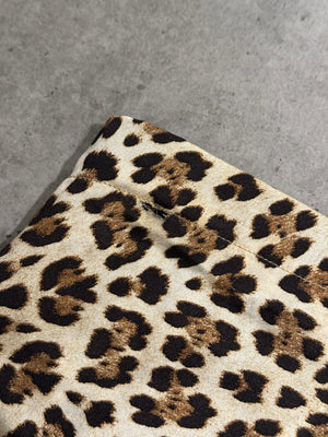 2007 Roberto Cavalli silk leopard print pants