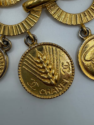 1980s Chanel coins charm bracelet