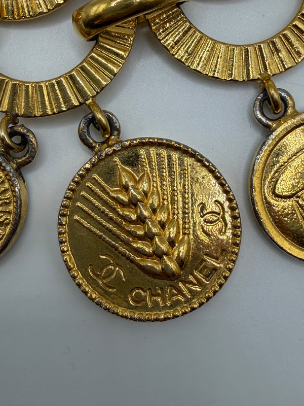 1980s Chanel coins charm bracelet