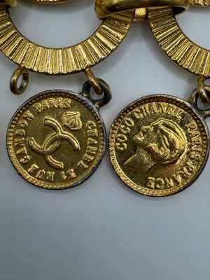 1980s Chanel coins charm bracelet