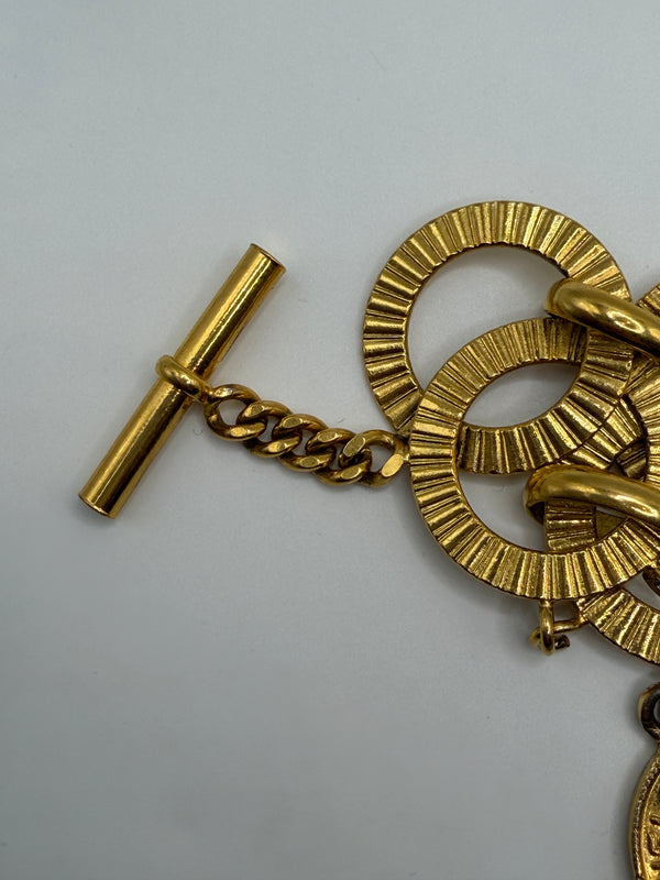 1980s Chanel coins charm bracelet