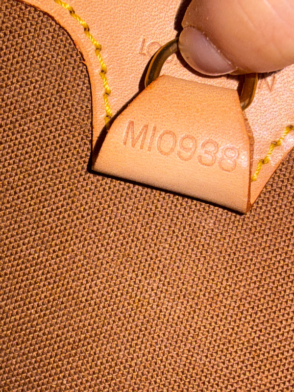 1998 Louis Vuitton ellipse monogram handbag