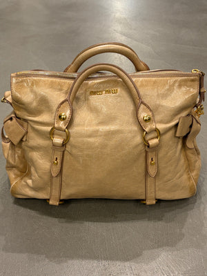 2000s Miu Miu leather Bow bag