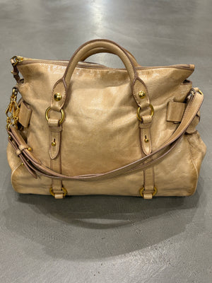 2000s Miu Miu leather Bow bag