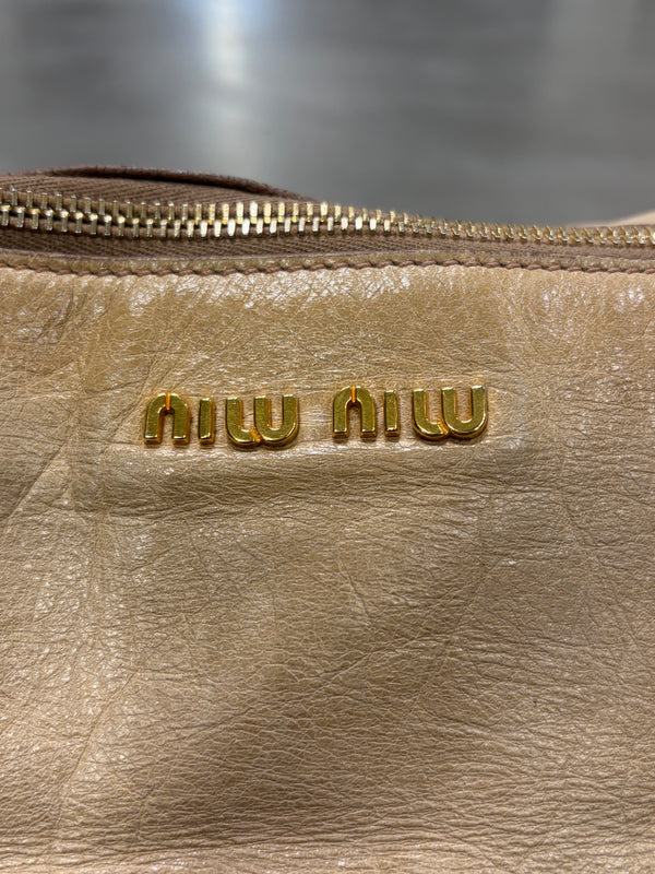 2000s Miu Miu leather Bow bag