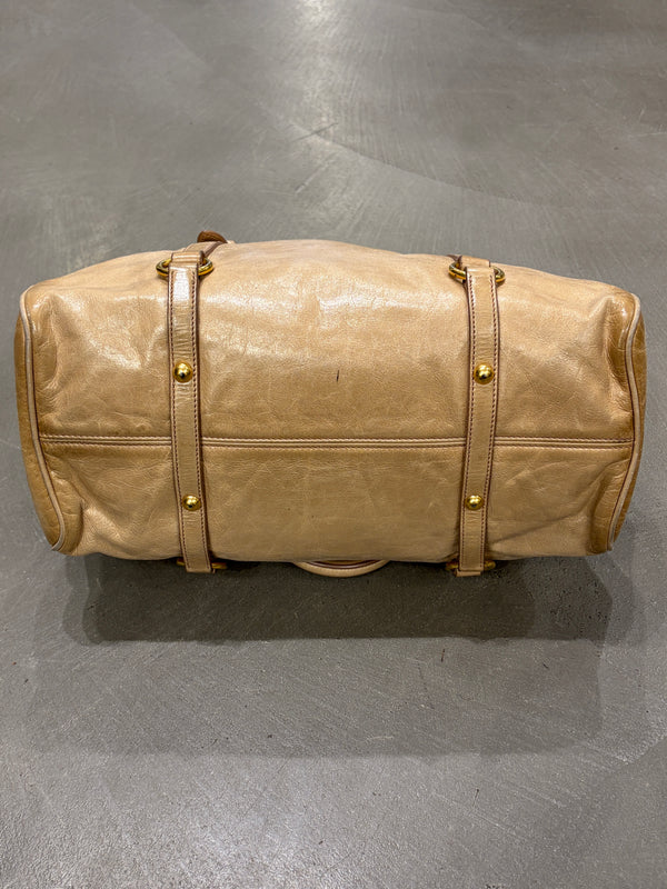 2000s Miu Miu leather Bow bag
