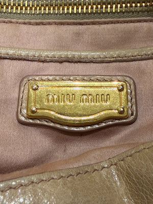 2000s Miu Miu leather Bow bag