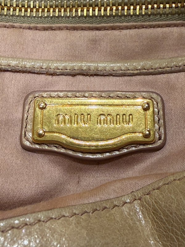 2000s Miu Miu leather Bow bag