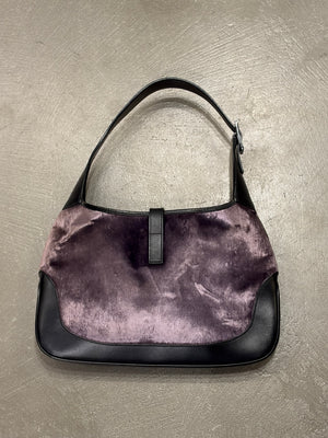 F/W1999 Gucci by Tom Ford velvet Jackie shoulder bag