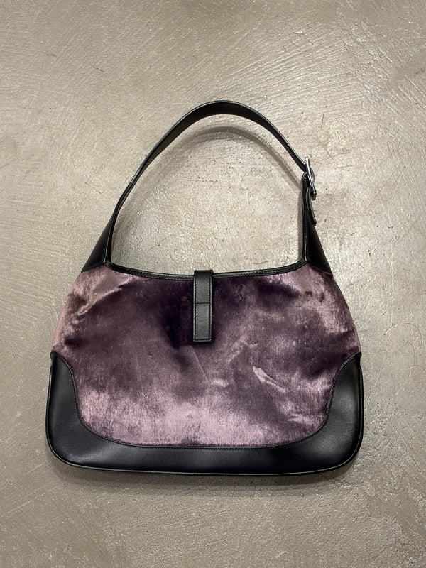 F/W1999 Gucci by Tom Ford velvet Jackie shoulder bag