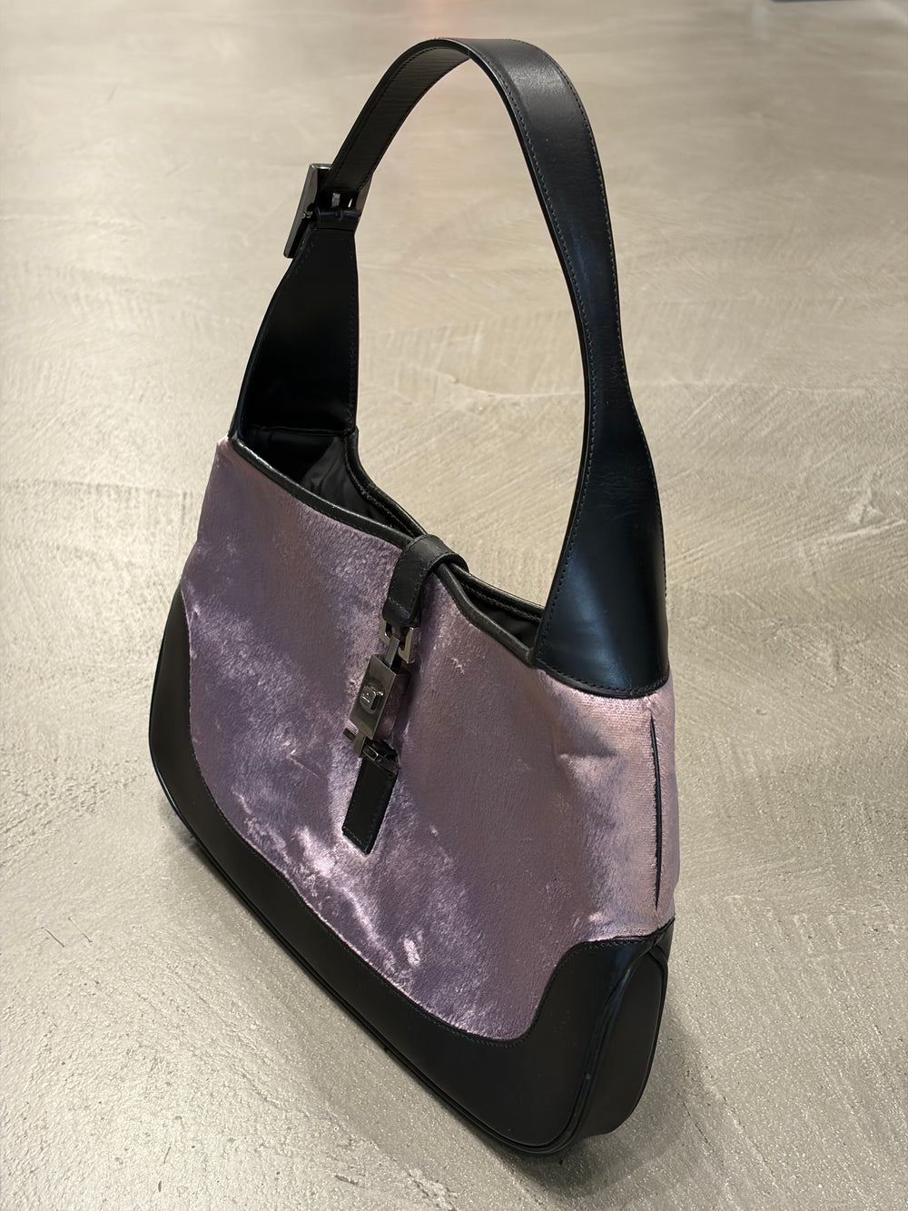 F/W1999 Gucci by Tom Ford velvet Jackie shoulder bag