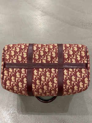 1980s Christian Dior Oblique Monogram boston bag