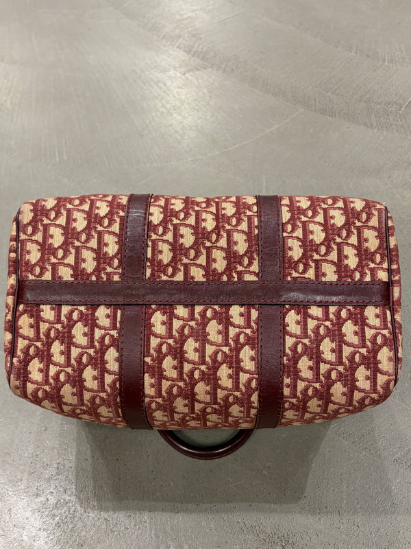 1980s Christian Dior Oblique Monogram boston bag