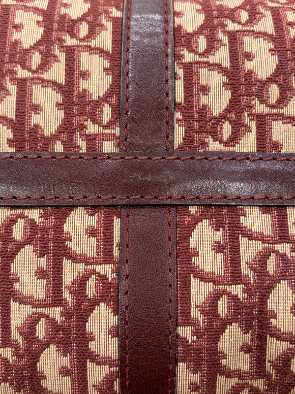 1980s Christian Dior Oblique Monogram boston bag