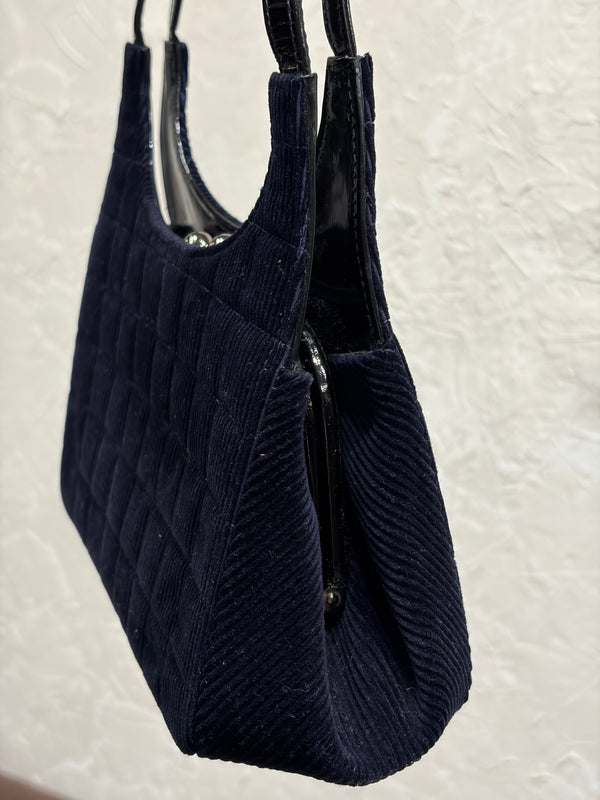 2000-20002 Chanel corduroy hobo bag