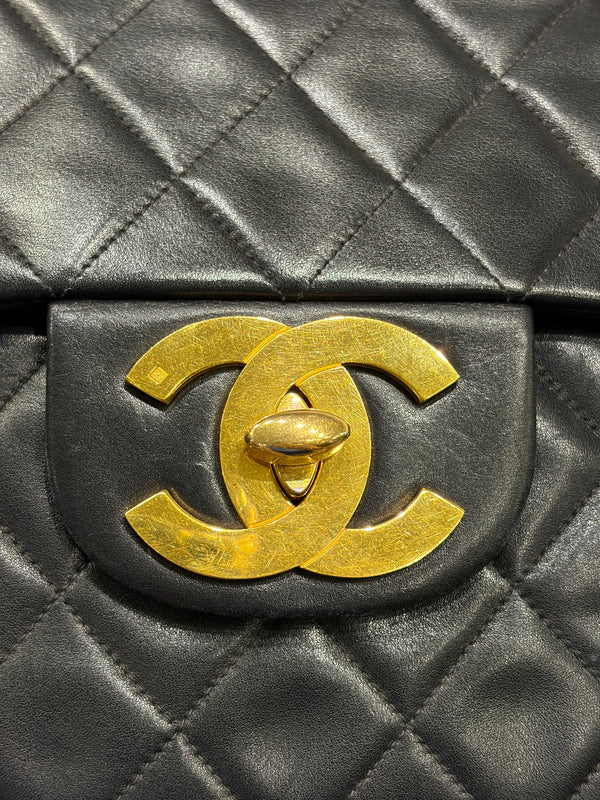 1994-1995 Chanel classic single flap maxi Jumbo bag