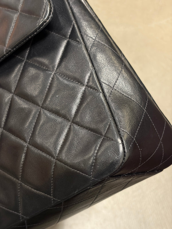 1994-1995 Chanel classic single flap maxi Jumbo bag