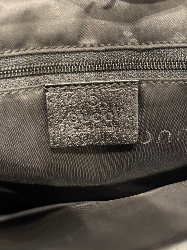 2000s Gucci wool and leather Jackie bag