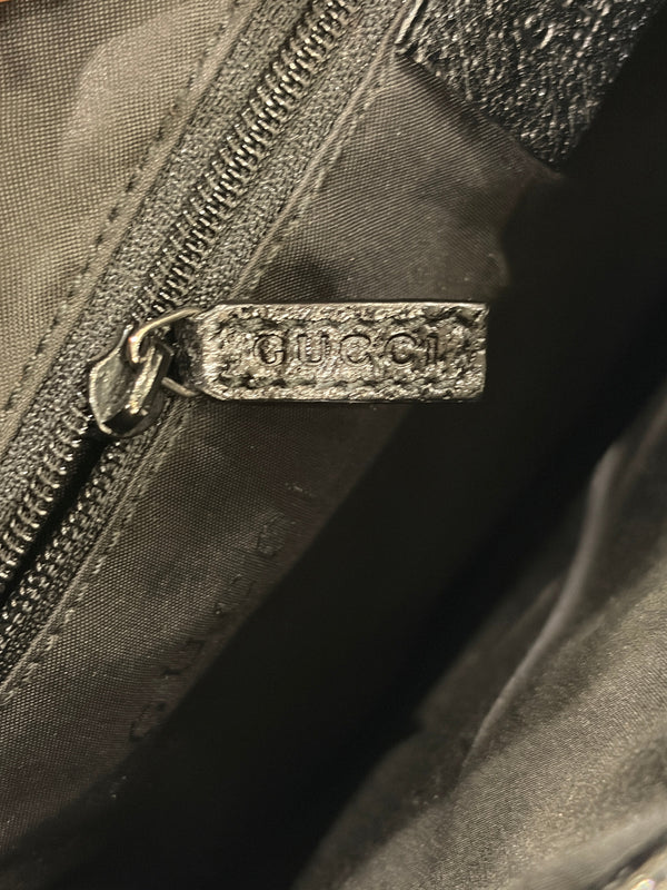 2000s Gucci wool and leather Jackie bag