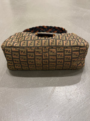 2000s Fend two-tone Zucca Baguette bag