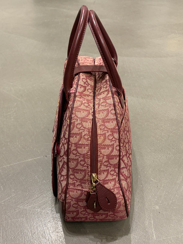 2003 Christian Dior Oblique monogram bowling bag