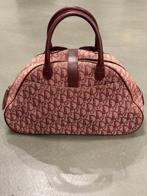 2003 Christian Dior Oblique monogram bowling bag
