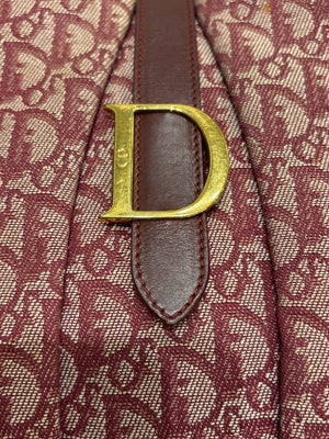 2003 Christian Dior Oblique monogram bowling bag
