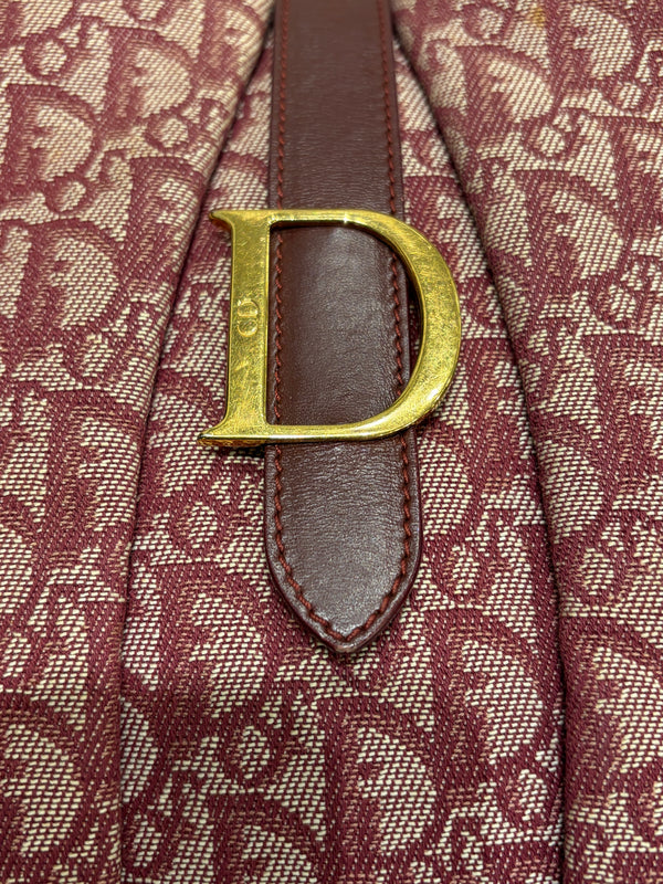 2003 Christian Dior Oblique monogram bowling bag
