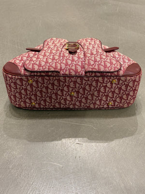 2003 Christian Dior Oblique monogram bowling bag