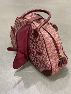 2003 Christian Dior Oblique monogram bowling bag