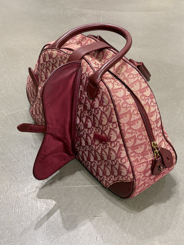 2003 Christian Dior Oblique monogram bowling bag